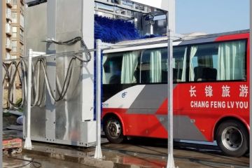無(wú)人公交洗車(chē)機(jī)清洗效果怎么樣[隆茂鑫晟]